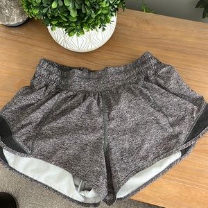 Lululemon hotty hot shorts grey size 2